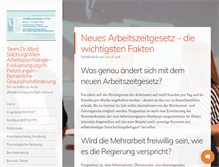 Tablet Screenshot of infocenter.arbeitspsychologie-online.at